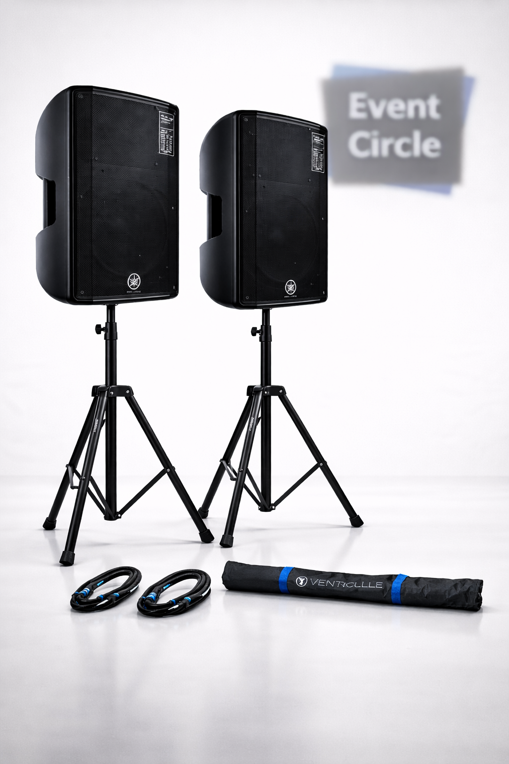 سماعات 15 إنش مع الاستاند